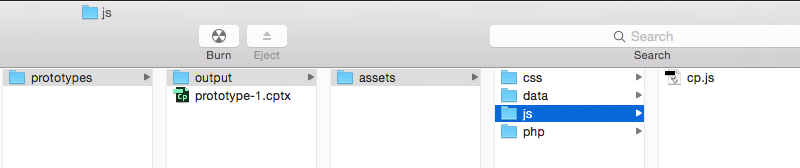 Using Javascript with Captivate File structure Using Javascript in Captivate File structure